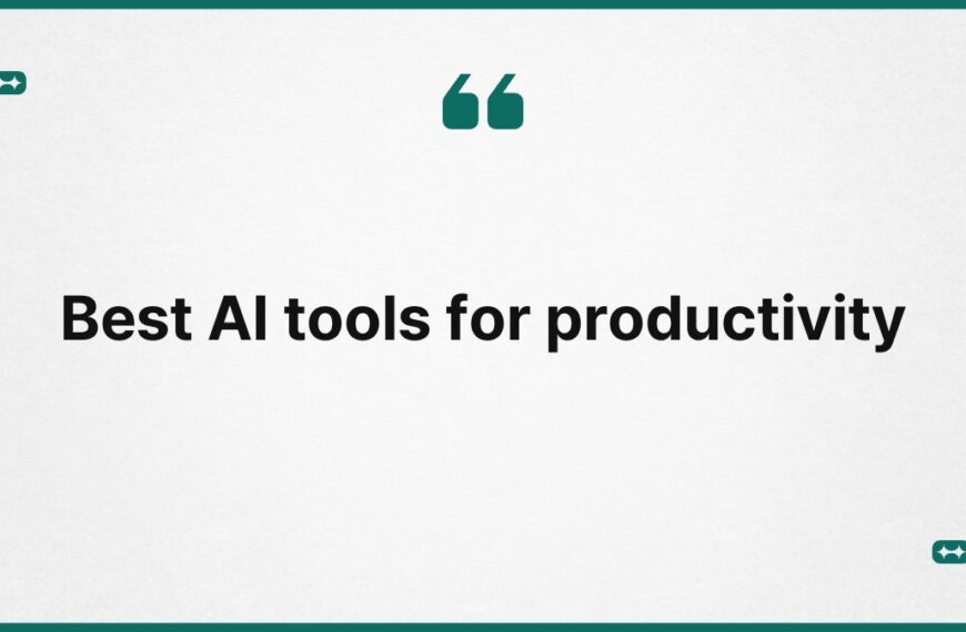 Best AI tools for productivity 7