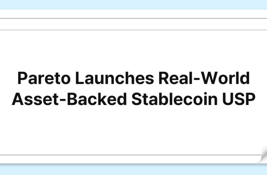 Pareto Launches Real-World Asset-Backed Stablecoin USP 4